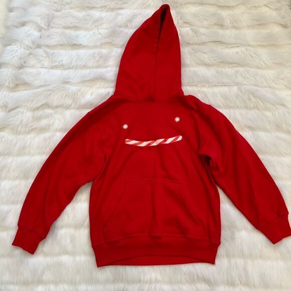Dream Holiday Candy Cane Smile Hoodie (YM) - Picture 5 of 6